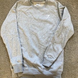Gymshark mens grey sweatshirt size S